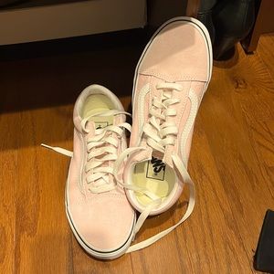 Vans pink shoe size 7